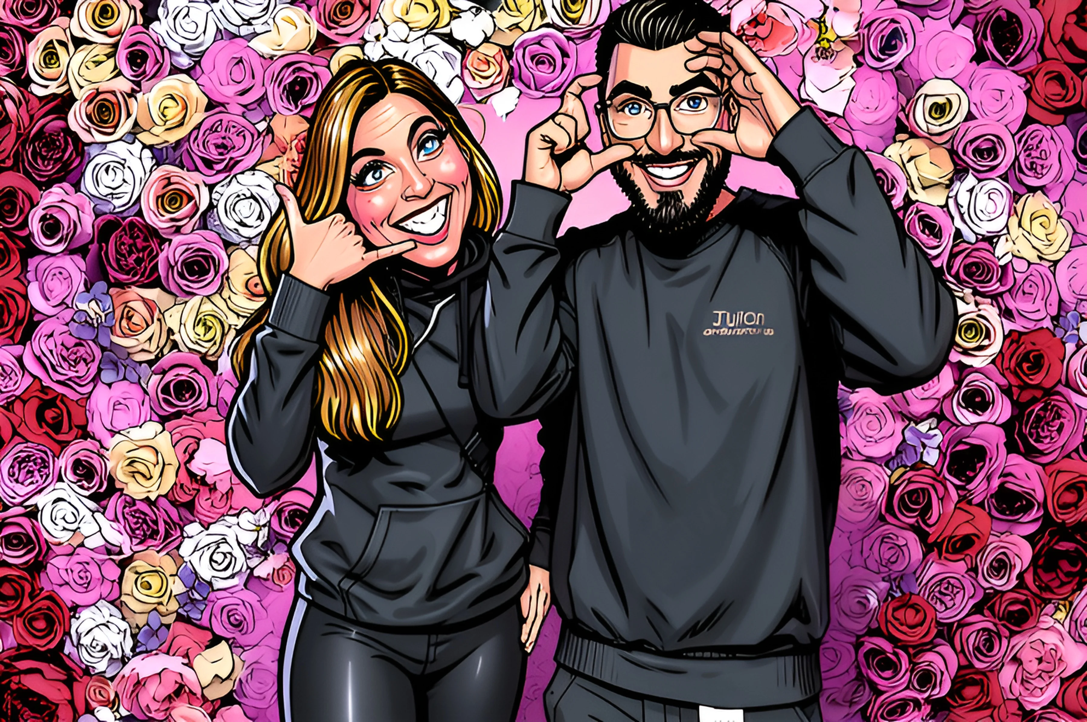 Photo Booth Berlin AI Caricature Style