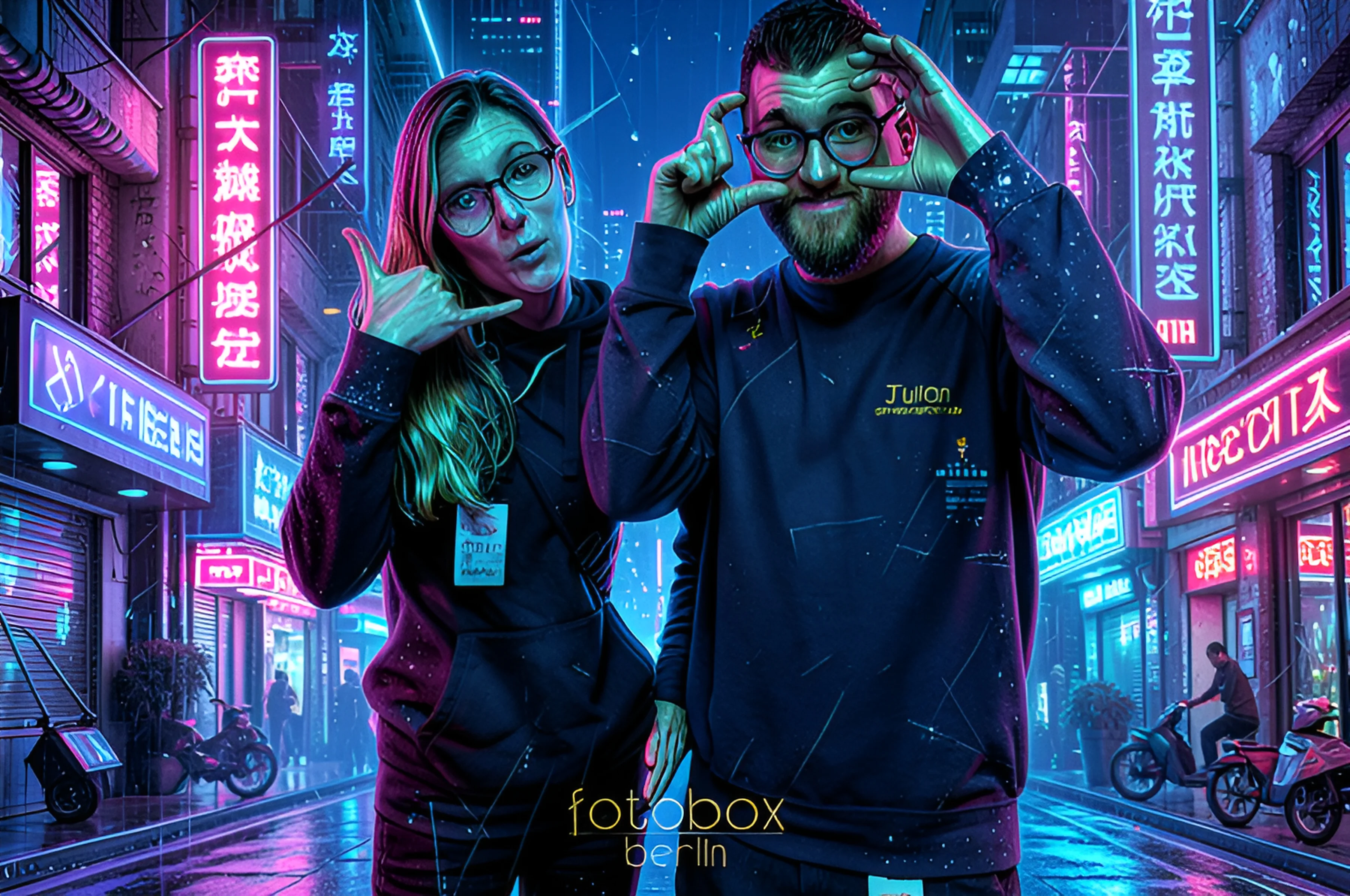 fotobox berlin KI-Transformation Cyberpunk